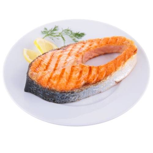 TRANCIO DI SALMONE AI FERRI